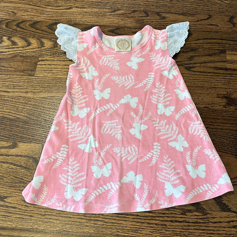 The Beaufort Bonnet Company butterfly eyelet dress, worn only a few times, 3T